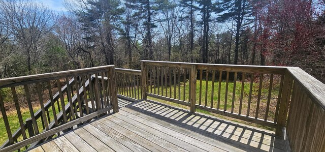 8 Cornerbrook Cir, Windham, ME 04062 - view of deck
