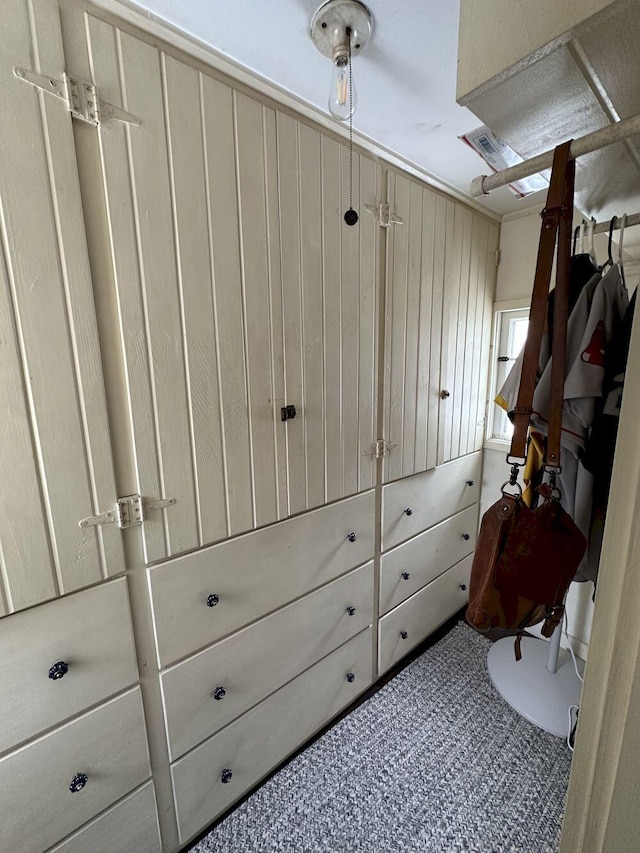 view of closet