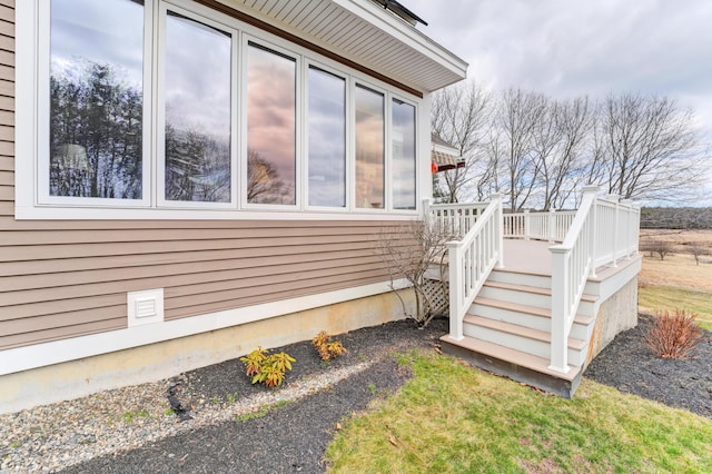 189 Mills Rd, Kennebunkport, ME 04046 - view of side of home with a deck