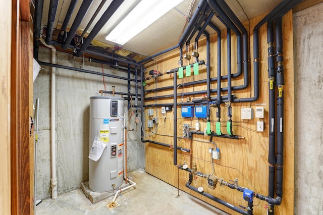 189 Mills Rd, Kennebunkport, ME 04046 - utility room with water heater
