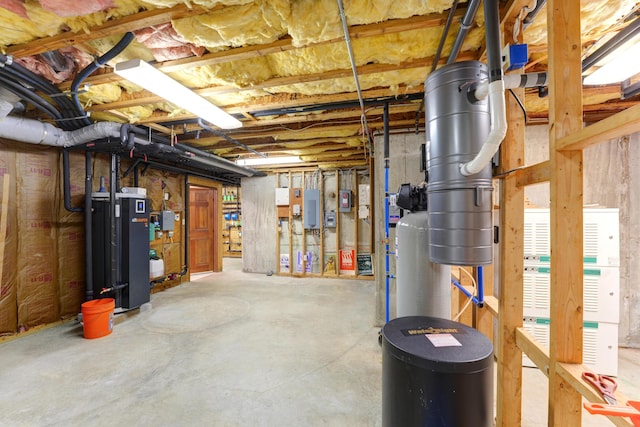 189 Mills Rd, Kennebunkport, ME 04046 - unfinished below grade area with electric panel