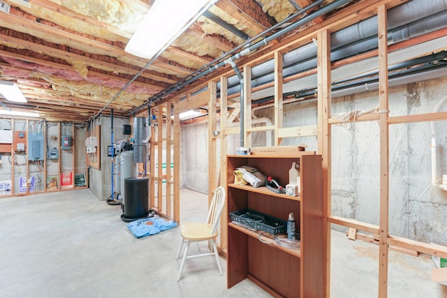 189 Mills Rd, Kennebunkport, ME 04046 - unfinished below grade area with electric panel