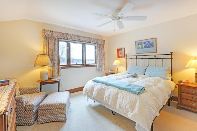 189 Mills Rd, Kennebunkport, ME 04046 - bedroom with carpet flooring, ceiling fan, and baseboards