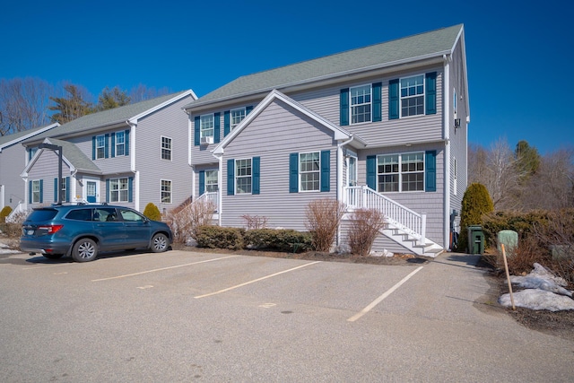 view of front of house featuring uncovered parking