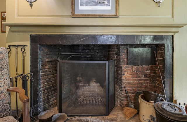 598 Walnut Hill Rd, North Yarmouth, ME 04097 - detailed view of a fireplace