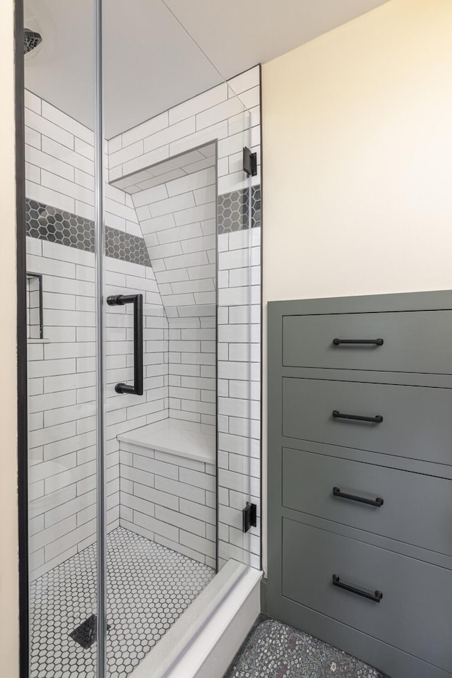 598 Walnut Hill Rd, North Yarmouth, ME 04097 - bathroom featuring a shower stall