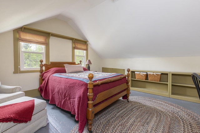 598 Walnut Hill Rd, North Yarmouth, ME 04097 - bedroom with vaulted ceiling