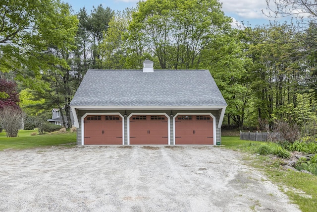 598 Walnut Hill Rd, North Yarmouth, ME 04097 - view of detached garage