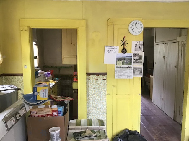 kitchen with wainscoting