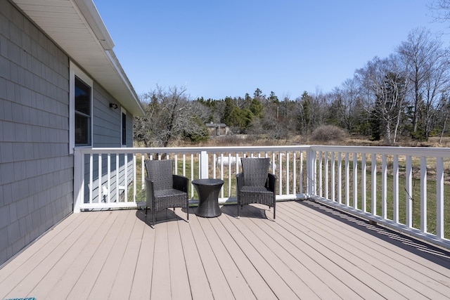 view of deck