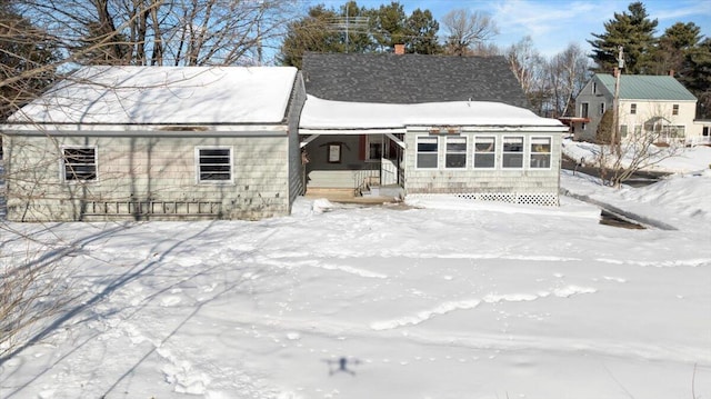 view of front of home