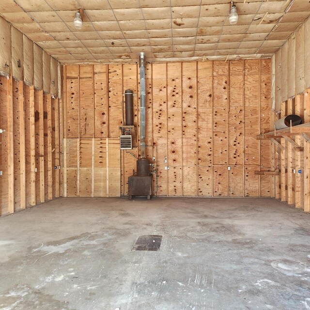 view of storage area