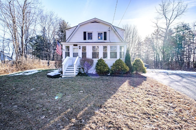 dutch colonial with a gambrel roof