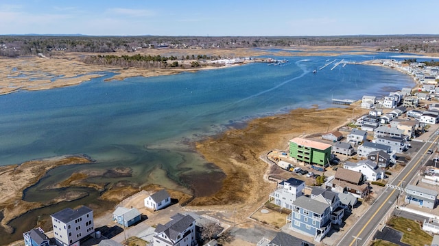 11 Clam Ln Unit A, Wells, ME 04090 - aerial overview of property's location with a large body of water and nearby suburban area
