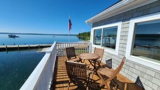 20 Wharf Rd, Blue Hill, ME 04614 - balcony with a water view