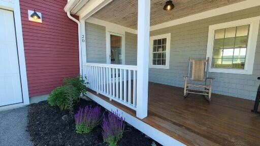 20 Wharf Rd, Blue Hill, ME 04614 - view of wooden porch
