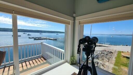 20 Wharf Rd, Blue Hill, ME 04614 - balcony featuring a water view
