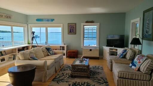 20 Wharf Rd, Blue Hill, ME 04614 - living room featuring wood finished floors