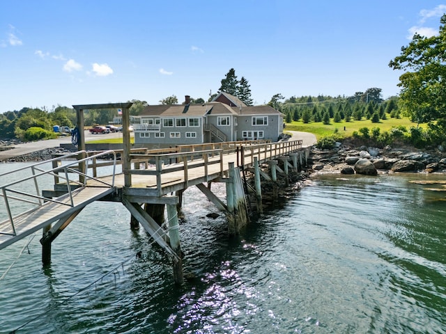 20 Wharf Rd, Blue Hill, ME 04614 - dock featuring a water view