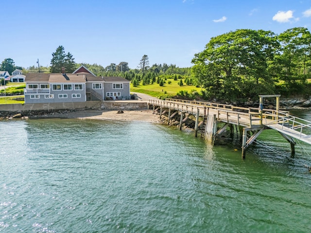20 Wharf Rd, Blue Hill, ME 04614 - dock featuring a water view