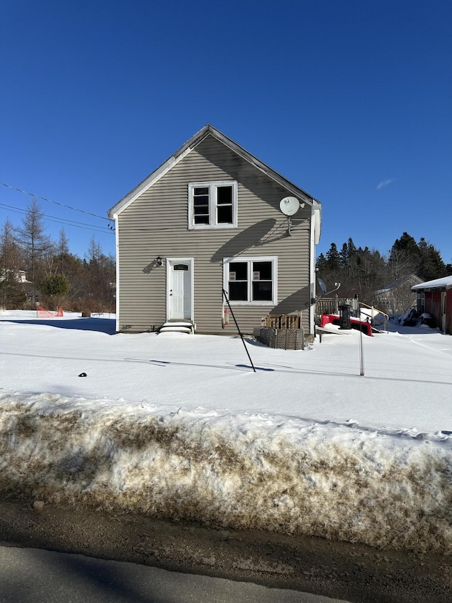 view of front of home