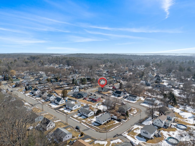 birds eye view of property featuring a residential view