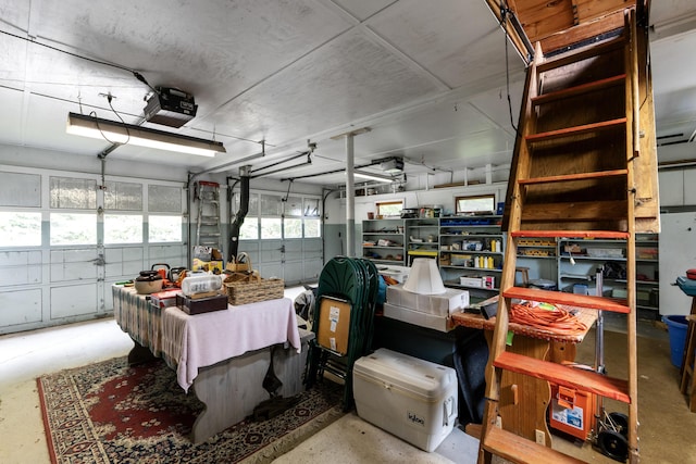 44 Periwinkle Ln, Phippsburg, ME 04562 - garage with a garage door opener