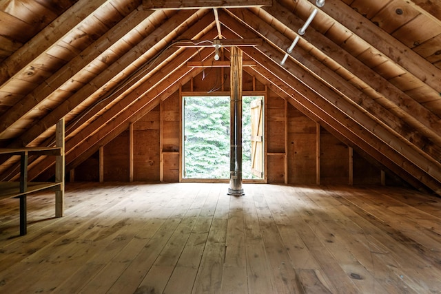 44 Periwinkle Ln, Phippsburg, ME 04562 - view of attic