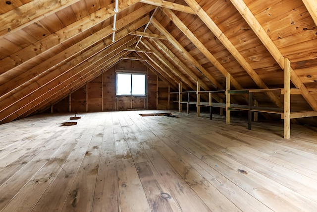 44 Periwinkle Ln, Phippsburg, ME 04562 - view of unfinished attic