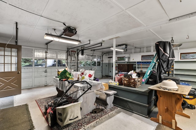 44 Periwinkle Ln, Phippsburg, ME 04562 - garage with a garage door opener