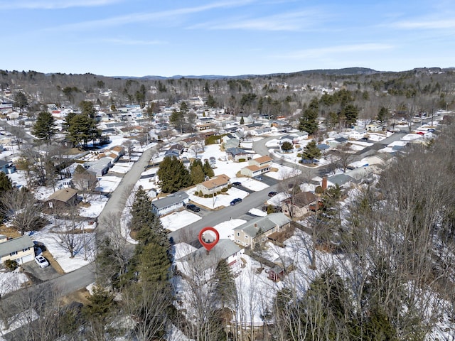 bird's eye view featuring a residential view