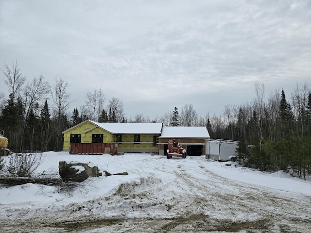 view of ranch-style house