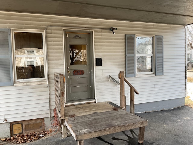 view of entrance to property