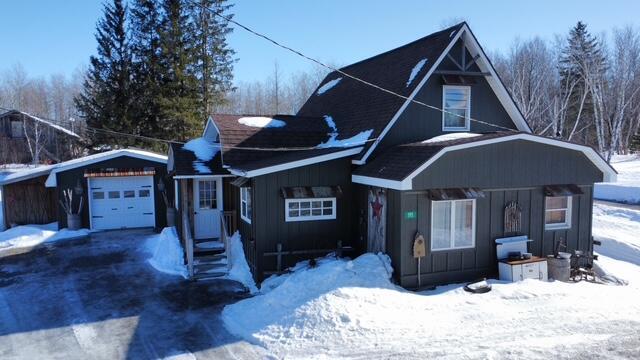 view of front of home with board and batten siding