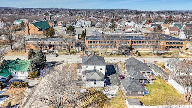 bird's eye view featuring a residential view