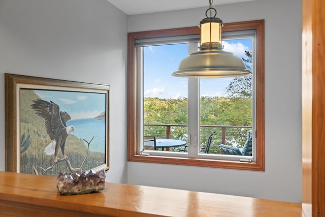 dining space featuring healthy amount of natural light