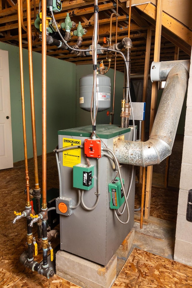 utilities with a heating unit