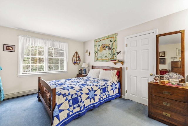 16 Rockaway Rd, Falmouth, ME 04105 - bedroom featuring baseboard heating and carpet
