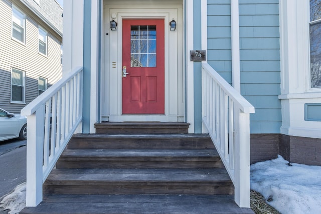 view of property entrance