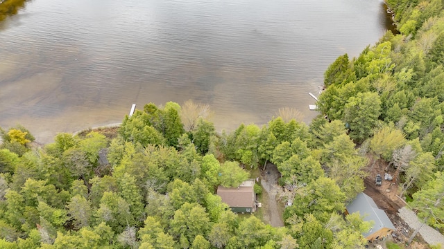 345 Tims Cove Rd, Willimantic, ME 04443 - bird's eye view of a nearby body of water