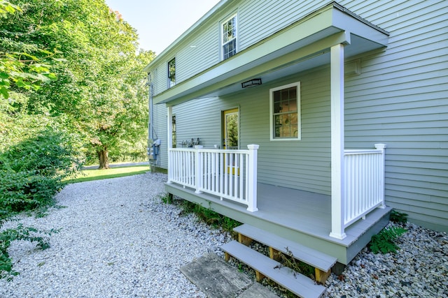 view of side of property