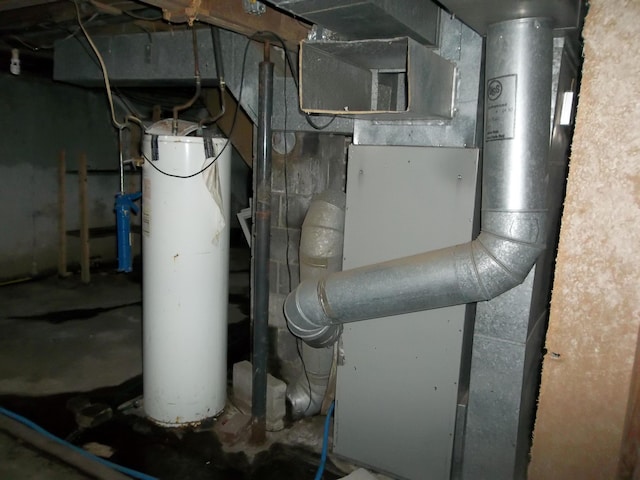 utilities featuring water heater