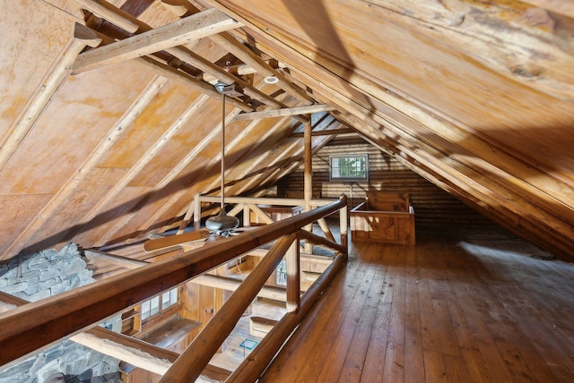 52 Main St, Sanford, ME 04083 - unfinished attic with an upstairs landing