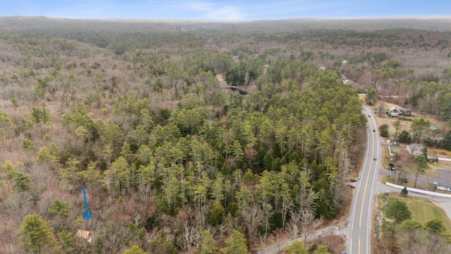 52 Main St, Sanford, ME 04083 - drone / aerial view featuring a view of trees