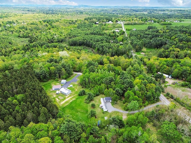20 Pit Rd, Windsor, ME 04363 - aerial view of property and surrounding area featuring a forest