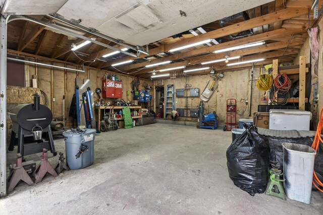 8 Royal Coachman Way, Shapleigh, ME 04076 - garage with a workshop area