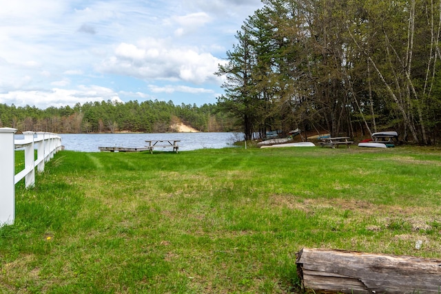 8 Royal Coachman Way, Shapleigh, ME 04076 - view of yard featuring a water view and a wooded view