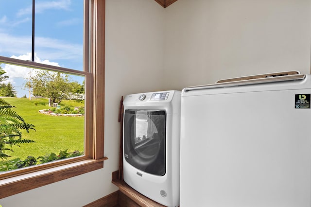 3062 Main St, Rangeley, ME 04970 - washroom featuring washing machine and clothes dryer