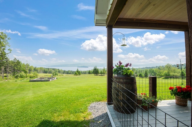 3062 Main St, Rangeley, ME 04970 - view of green lawn