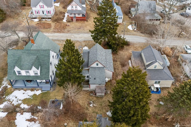 bird's eye view featuring a residential view